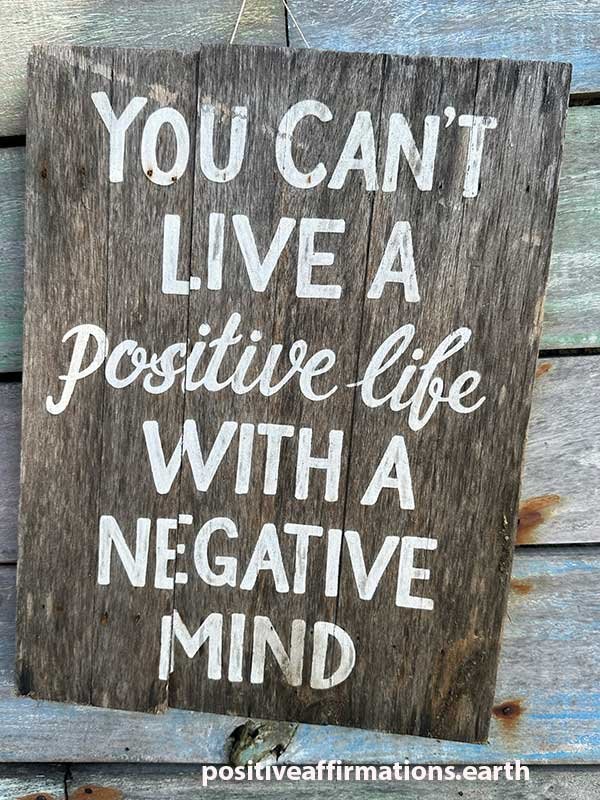 Live a positive life